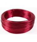 Fil Alu Oasis Rouge 2mm 500gr