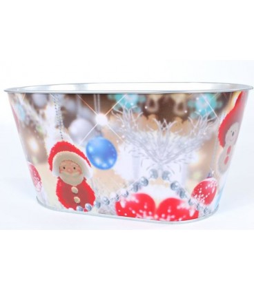 Jardiniere L24 Pere noel+ bonho