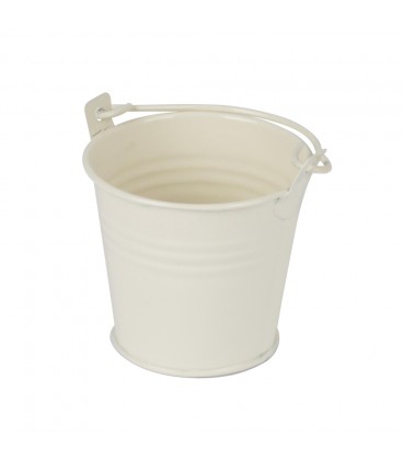 Seau creme Ø 06.3x H5.7 ES 5.5