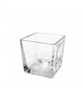 Vases verre carré 08x08x08 cm