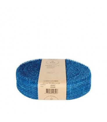 Ruban Jute 5cmx40m Bleu Niagara