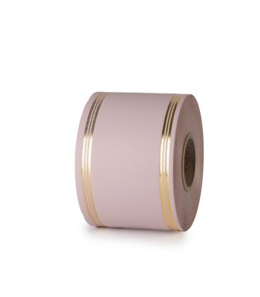 Ruban Tiber 75mm x 50 m Rose Pale 