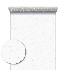 Cello imp Plumetis blan 0.60X120 ml