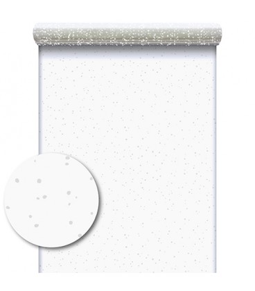 Cello imp Plumetis blan 0.60X120 ml