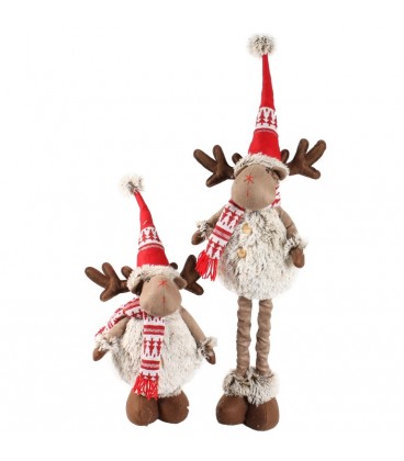 Renne deco metal 40 cm