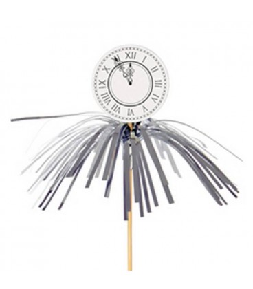 Pics Horloge argent  +12 cm x 25