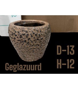 Cache pot ceramique Ø13 h 12 marte