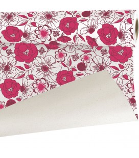 Papier eco Perla  Framboise 0.79x40