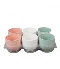Cache pot Yara Ø 12  mix coul X 6