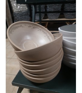 Coupe ronde plast TAUPE Ø 31 h13.5