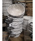 Coupe ronde blanche anses Ø 30 h 11