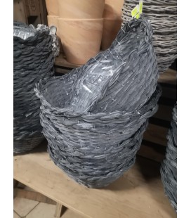 Coupe osier gris vague Ø 43 H 17.5