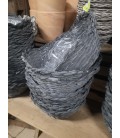 Coupe osier gris vague Ø 43 H 17.5