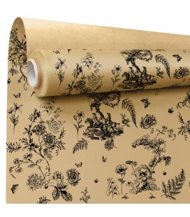 Kraft Toile Noir 0.79 x 40m