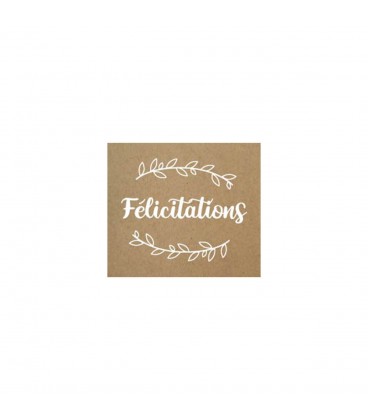 Etiquette Felicitation 500 p