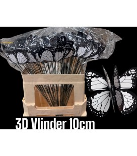 Pic papillon blanc x 10