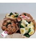 Rose mix dans le bac 50 cm