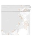Carré a bulle Silas Blanc 0.80x40