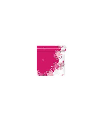 Carré a bulle Silas Fuchsia 0.80x40