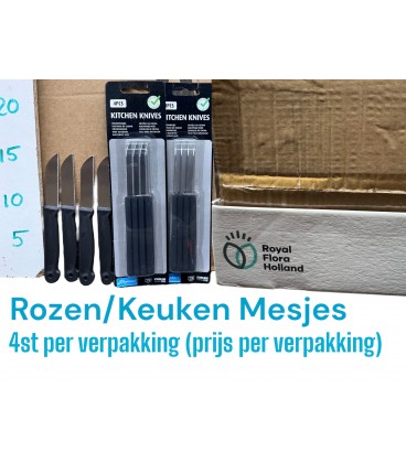Lot de 4 couteau noir 
