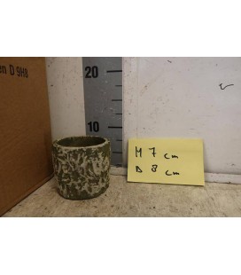 Cache pot ceramique H 7 Ccm Ø 08