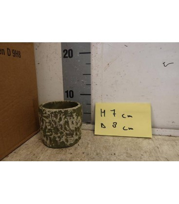 Cache pot ceramique H 7 Ccm Ø 08