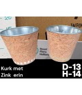 Cache pot zing liege Ø 13 h 14