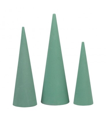 Cone oasis ideal 40 cm lot de 2