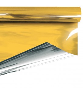 Papier Métal 0.69 x 50m Or/Argent