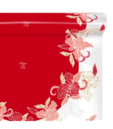 Carré a bulle Silas Rouge 0.80x40