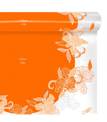 Carré a bulle Silas Orange 0.80x40