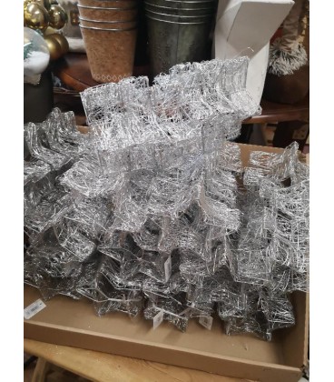 Etoile metal lot de 6