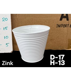 Coupe zing blanche Ø 17 h 13