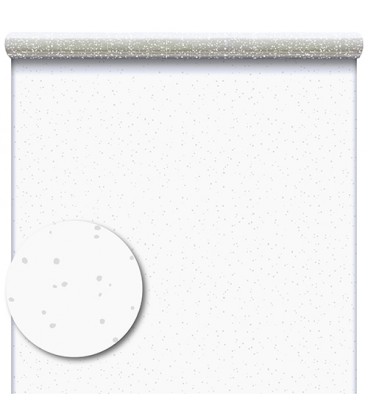 Cello imp Plumetis blanc 1 m X120 m