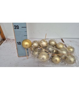 Pics Boule Or 15 cm x 24