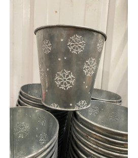 Cache pot Flocon Ø 14 H 14