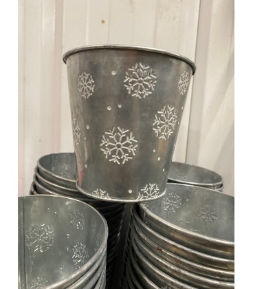 Cache pot Flocon Ø 14 H 14