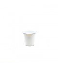 Cache pot seau blanc Ø 15