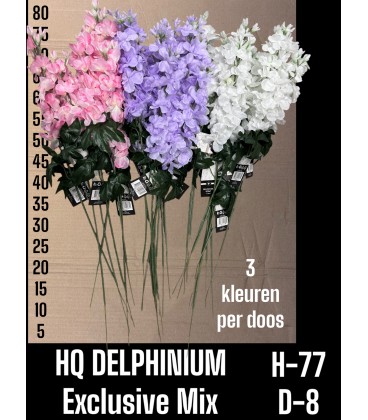 Delphinium mix 3 coul Artif
