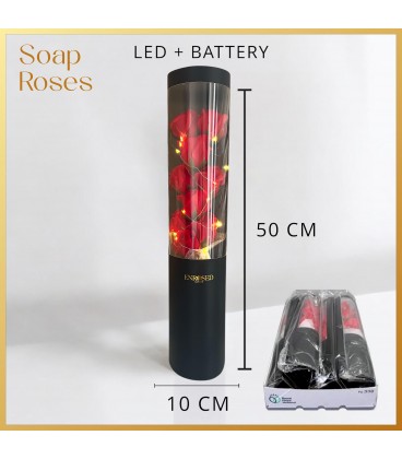 Boite rose led