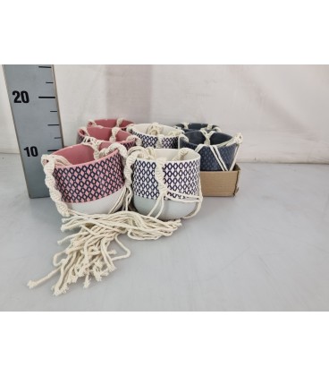 Cache pot suspension beton Ø 11