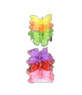 Lot de 12 papillons Multicolo 8 cm