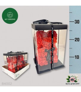 Ourson roses  30  cm boite