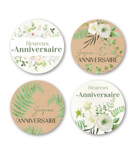 Etiquette Joyeux anniversaire x500