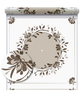 Carré a bulle Janis Taupe 0.80x40m