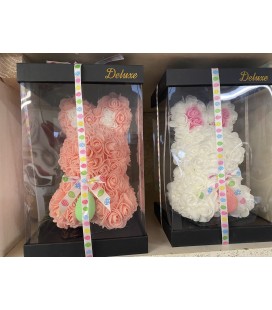Ourson roses  30  cm boite