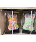 Ourson roses  30  cm boite