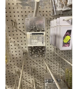 Epingle Metallique Argent 10 mm