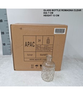 Vase Verre Transparent Ø 7 h 13