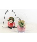 Compo verre Coeur metal